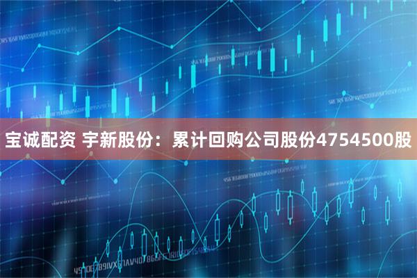 宝诚配资 宇新股份：累计回购公司股份4754500股